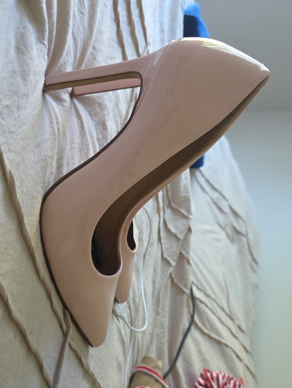 Express Blush Pink Patent Stiletto Pump
